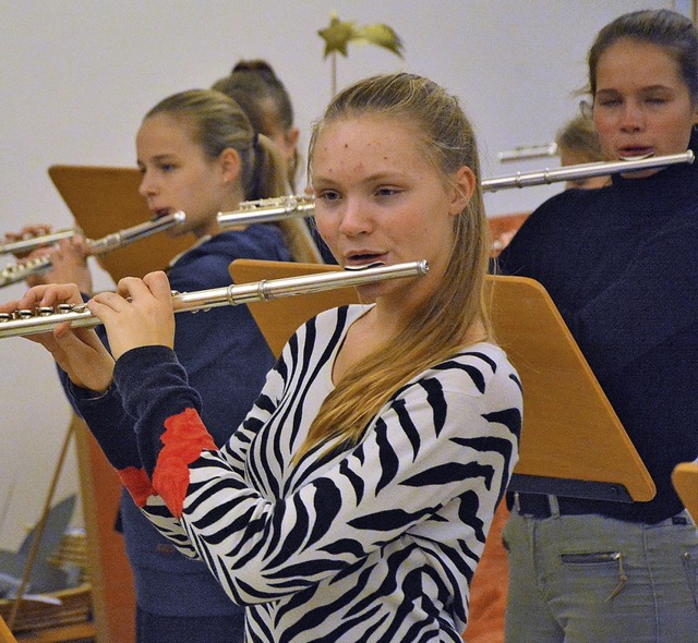 Das Orchester Flautissimo von Gabi Rekers wirkt  bei der Nacht der Klnge mit.   | Foto: Barbara Ruda