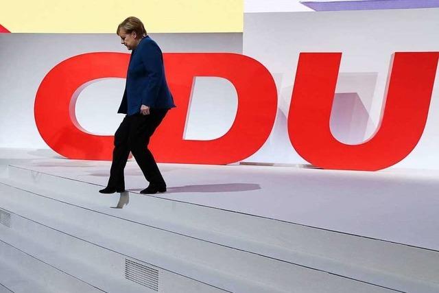 Merkel nimmt Abschied vom CDU-Vorsitz - Minutenlanger Applaus