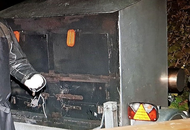 Der Flammenkuchenofen der Familie Gppert aus Drlinbach wurde gestohlen.  | Foto: Privat