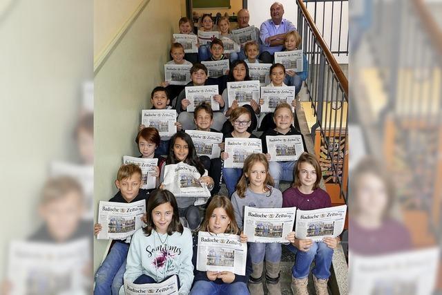 Zeitung ist Thema in der Schule