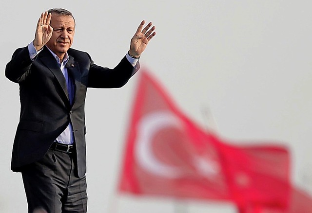 Der trkische Staatsprsident Erdogan  | Foto: dpa