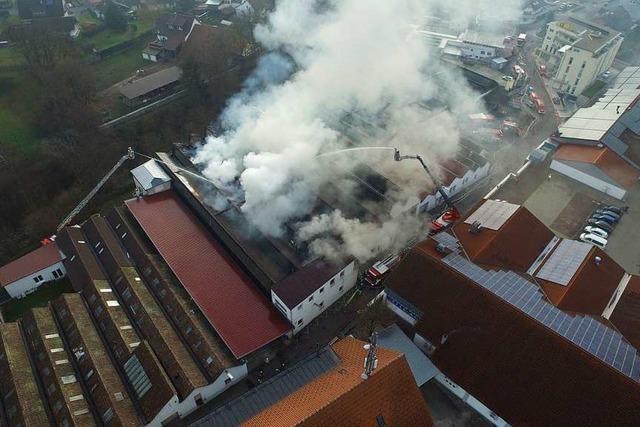 Wie die Fernmeldegruppe des Kreises Waldshut Brnde mit der Drohne bekmpft