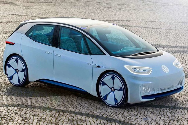 Wo es knftig langgehen konnte, zeigt die Studie eines E-Autos von VW.   | Foto: VW