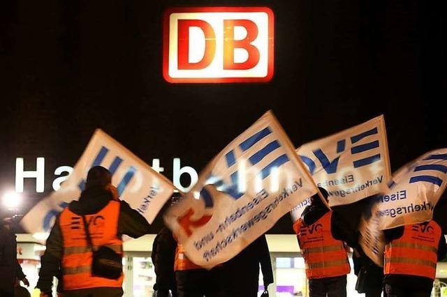 Bundesweite Bahn-Warnstreiks zum Wochenstart am Montagmorgen