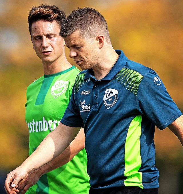 Trainer Tim Heine hat die DJK Donauesc...men und an die Tabellenspitze gefhrt.  | Foto: Wolfgang Scheu