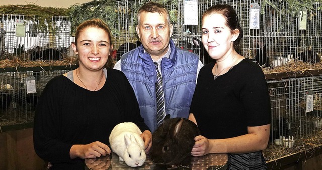 Erfolgreich bei der Kreistierschau in ...al, Markus Jckh und Franziska Jckh.   | Foto: Hans-Jrgen Hege