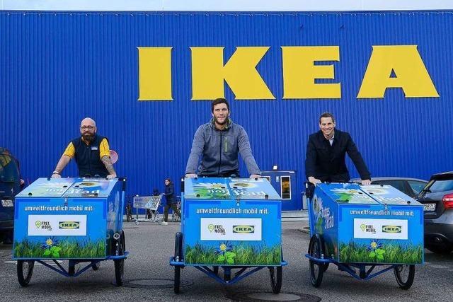 Ikea und die VAG erweitern Freiburgs Lastenräder-Fuhrpark