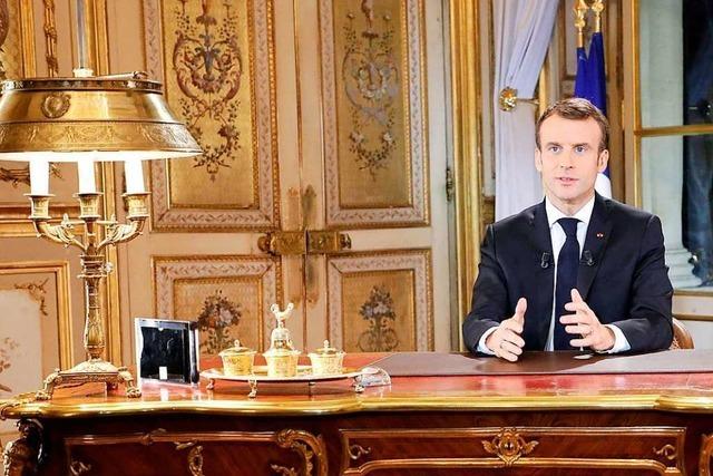 Macron geht mit Zugestndnissen auf die Protestbewegung zu