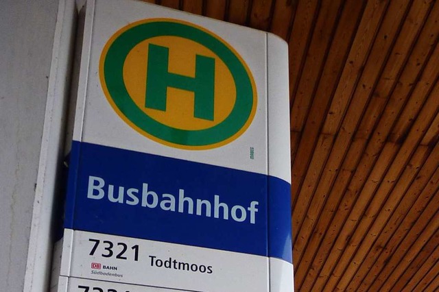 Am Busbahnhof Todtnau ist es zu einer Sachbeschdigung gekommen.  | Foto: Sattelberger