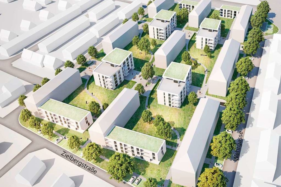 So sehen die Pläne für das &#8222;Quartier 5&#8220; aus.  | Foto: Fuchs.Maucher. Architekten.bda