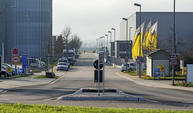 Durch diese Gasse auf Dyn A 5 knnte e... Plne der Verkehrsexperten im Kreis.   | Foto: Olaf Michl