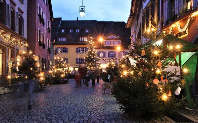 Glanzvoll: Lichternacht in der Altstadt von Staufen  | Foto: HAns-Jrgen Kugler