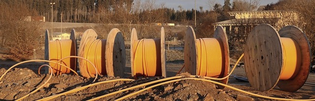 Die Arbeiten an der Zufahrtsstrae ins...ie Normenkontrollklage zurckgezogen.   | Foto: Jens Wursthorn