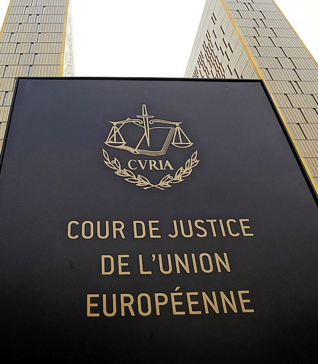 Der Europische Gerichtshof in Luxemburg   | Foto: dpa