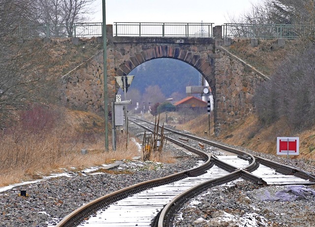 Die Brcke am Oberwiesenweg wird fr 3...htte die Stadt rund 450000 gekostet.   | Foto: Martin Wunderle