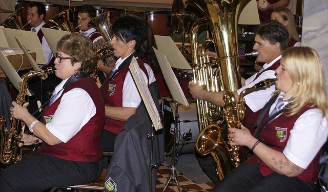 Der Musikverein Oberwihl bot ein begeisterndes Jahreskonzert.   | Foto: Werner Probst