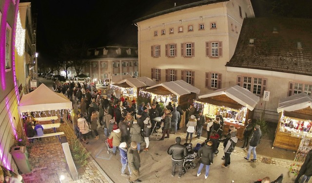 Da kam vorweihnachtliche Stimmung auf:...n Donaueschingen besonders viel Spa.   | Foto: Mller