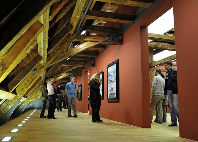 Die nun gesperrte Gemldegalerie im Da...s des Museums  bei der Erffnung 2010   | Foto: Archivfoto: Thomas Kunz