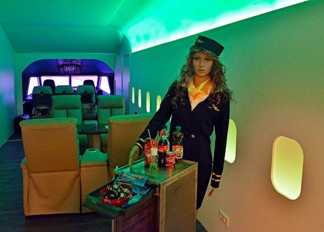 Nur die Stewardess wirkt wenig lebensecht.  | Foto: Michael Bamberger
