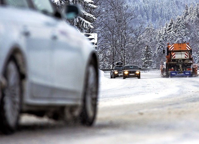 Ein Verkehrsleitsystem bereits ab der ...ter den Verkehrskollaps zu vermeiden.   | Foto: Silas Stein (dpa)