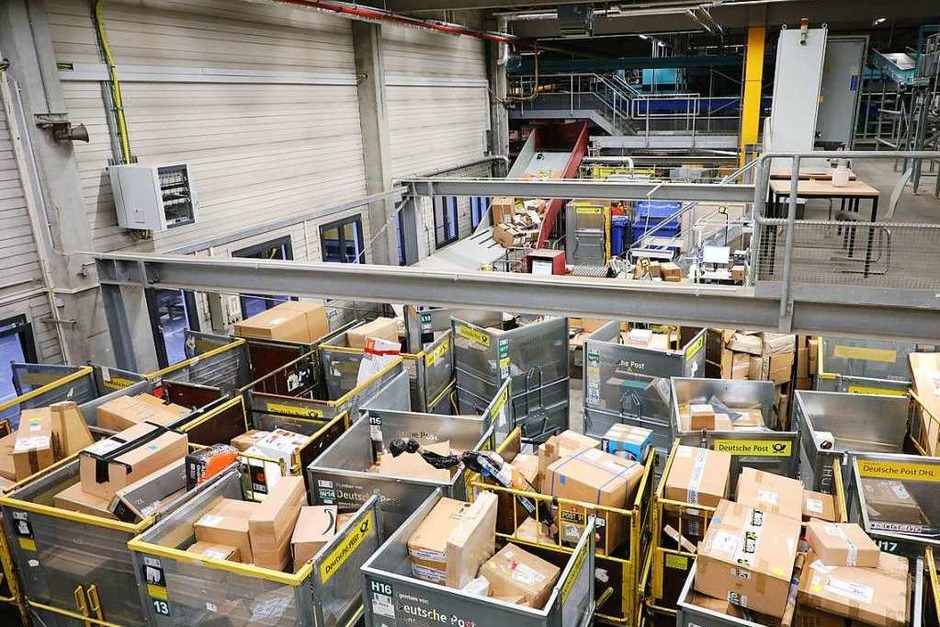 Im Besuch im DHL-Paketzentrum (Foto: Christoph Breithaupt) Im Besuch im DHL-Paketzentrum (Foto: Christoph Breithaupt)