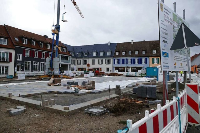 4,6 Millionen Euro will die Stadt 2019...staltung des Marktplatzes investieren.  | Foto: Agnes Pohrt