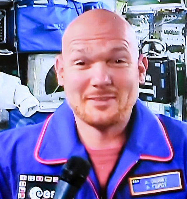 Peter Gerst auf der ISS  | Foto: dpa