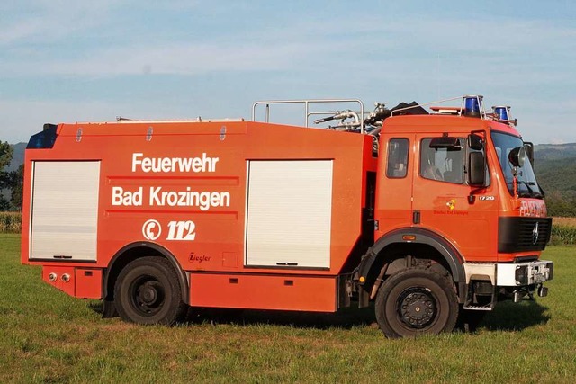 Das TLF24/50 hat allmhlich ausgedient..., greres Tanklschfahrzeug erhalten.  | Foto: Feuerwehr