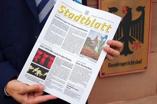 BGH-Urteil: Stdte drfen der freien Presse keine Konkurrenz machen