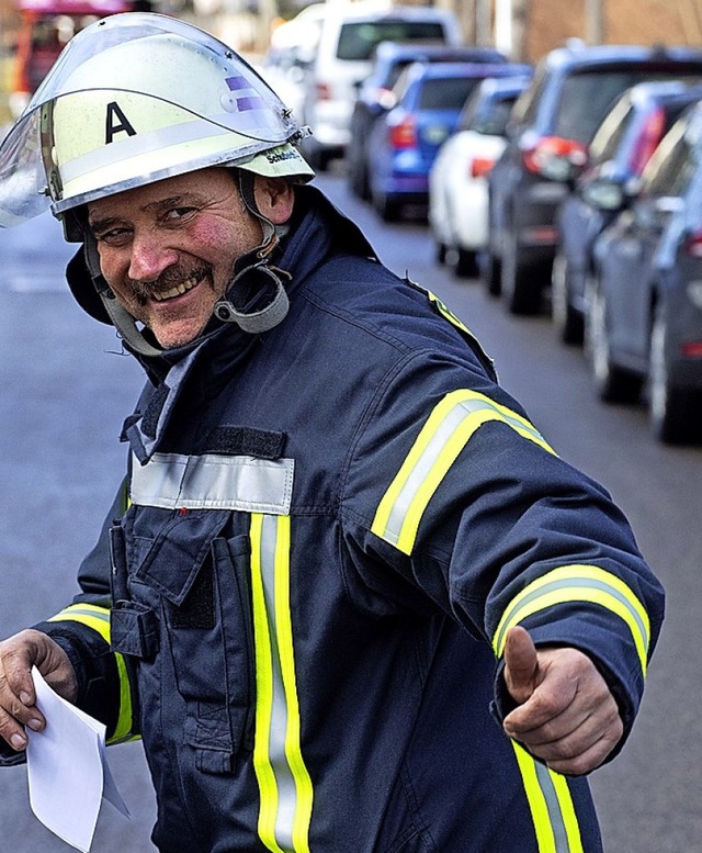 Lenzkirchs Feuerwehrkommandant Jrgen ...rnde leicht vermieden werden knnen.   | Foto: Wolfgang scheu