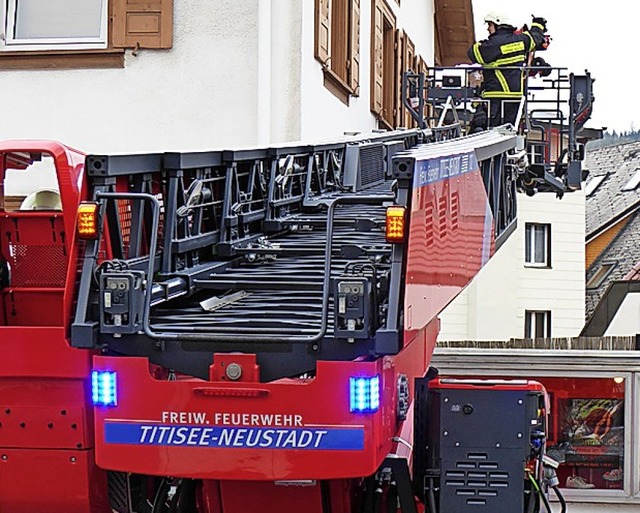 Die Feuerwehr Titisee-Neustadt ist stndig  gefordert.   | Foto: Stellmach