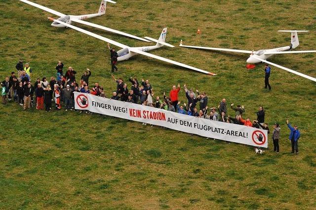 Freiburger Segelflieger klagen gegen das geplante SC-Stadion