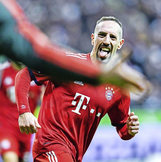 Franck Ribery, der franzsische Klub-H...gerade wieder viel Freude am Fuball.   | Foto: DPA