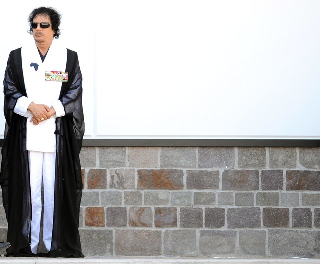 Muammar al-Gaddafi, das Staatsoberhaupt von Libyen, gilt als Diktator.  | Foto: dpa