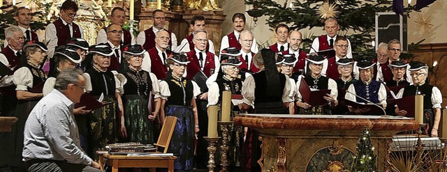Singen und musizieren gemeinsam bei de...Landfrauenchor und Mnnergesangverein   | Foto: Heinrich Fehrenbach