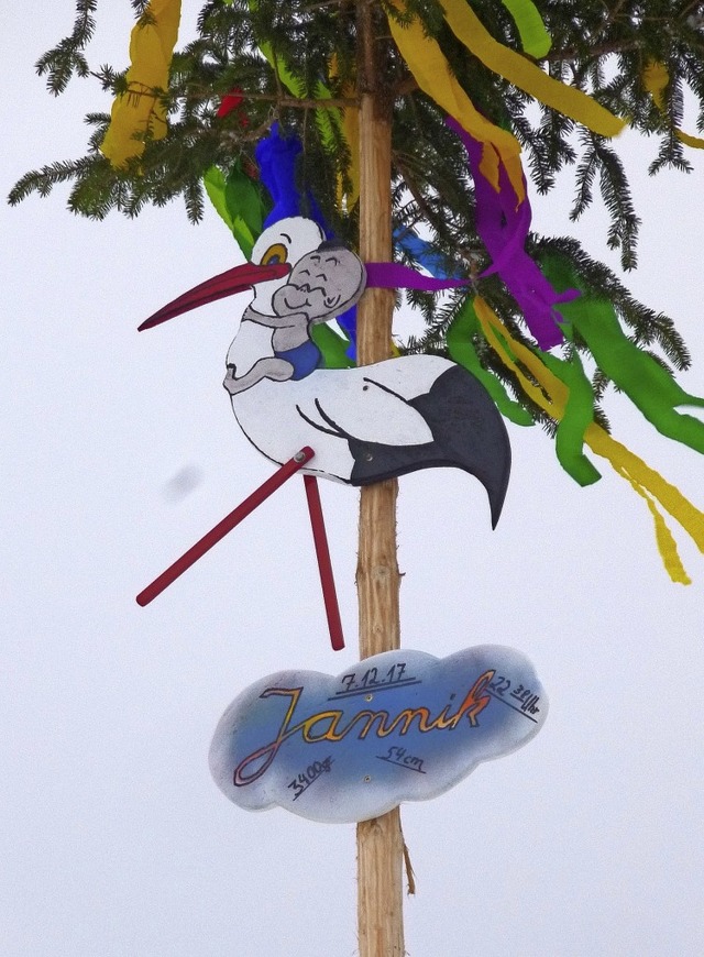 Noch heute wird die schne Legende kol...n Hondingen ein Babybaum aufgestellt.   | Foto: Gunter Faigle