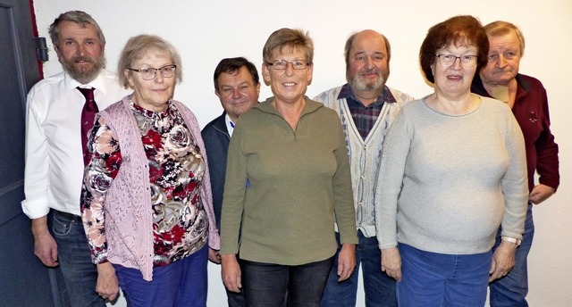 Der neue Vorstand des VdK (von links):...r fr Behinderte Karl Hfflin (neu).    | Foto: Elisabeth Baumeister