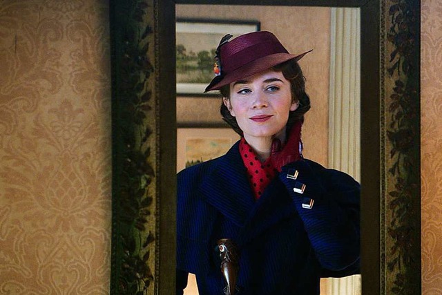 Das ungewhnlichste Kindermdchen aller Zeiten: Emily Blunt als Mary Poppins   | Foto: Walt Disney Germany(dpa)/AFP