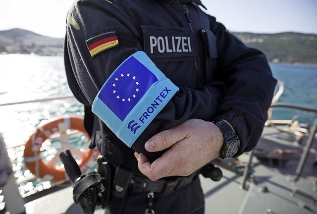 Derzeit stellt Deutschland nur 225 Pol...mte fr den EU-Auengrenzenschutz ab.   | Foto: dpa