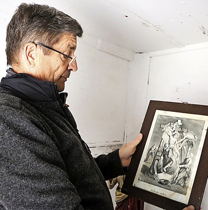 Bilder mit religisen Motiven schmcke..., das Alter der Bilder herauszufinden.  | Foto: Martha Weishaar