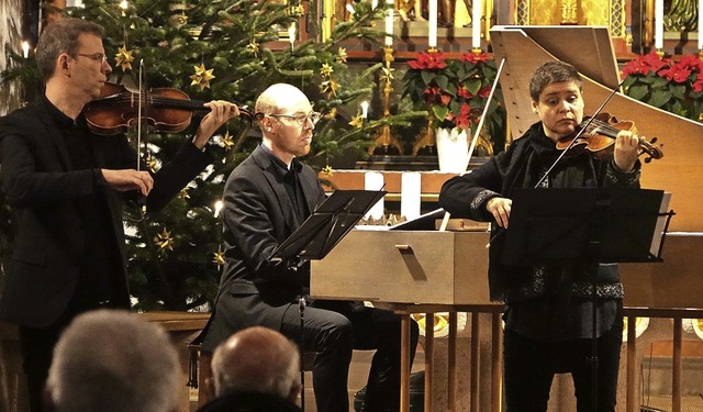 Mit farbiger und affektreicher Barockm...besetzten St Galluskirche in Eichsel.   | Foto: Roswitha Frey