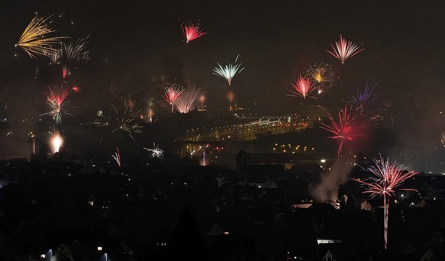 Von tlingen aus bot sich in der Silve...ein schner Blick auf die Innenstadt.   | Foto: Gnter Schoch