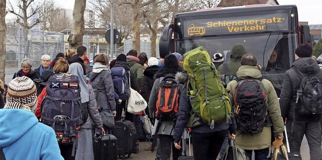 Viel los ist am Mittwoch am Herbolzheimer Bahnhof   | Foto: Ilona Hge