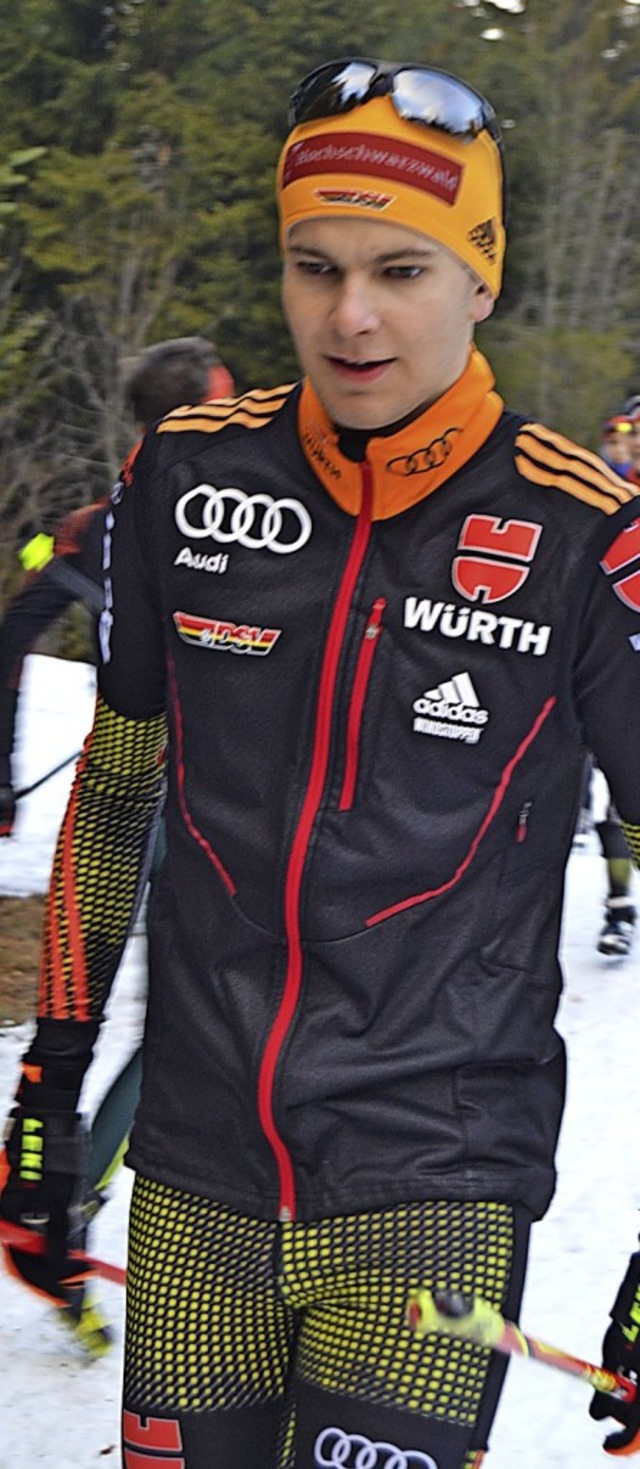 Jonas Maier wurde Zweiter und Dritter in der Nordischen Kombination. 