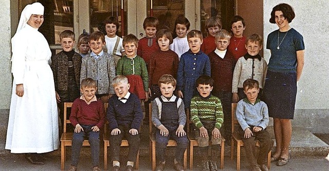 Unser Bild zeigt den Sthlinger Kinder...eden sich von den heutigen um Welten.   | Foto: Archiv-Foto: Edelgard Bernauer