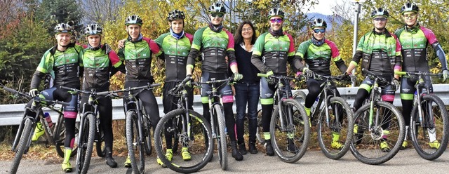 Das Mountainbike-Team Freiburger-Pilsn...orian Reichle, Heiko Hog und Ben Grupp  | Foto: Privat