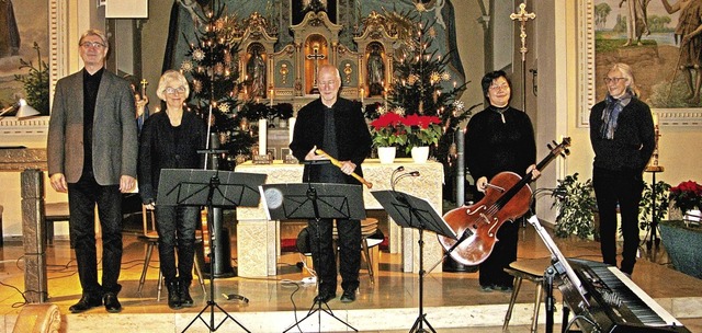Das Ensemble BernauBarock (von links):... MikaTamura und Ursula Wschle-Weiger.  | Foto: Ulrike Spiegelhalter