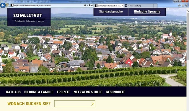 Als erste Gemeinde im Landkreis Breisg...erstndlicherer   Sprache angeboten.    | Foto: Repro:Gemeinde Schallstadt