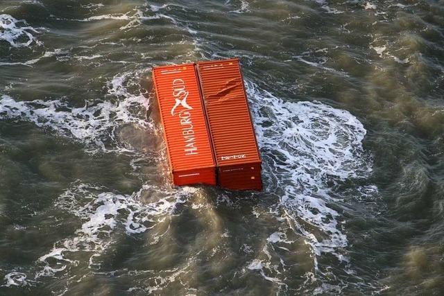 Reederei sucht Gefahrgut-Container in der Nordsee