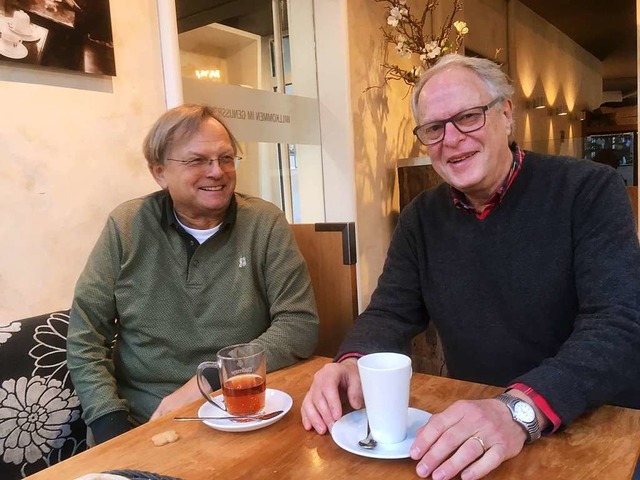 Joachim Gtz (links) und Hartwig Boett...n Stunden ihres Ruhestandes als rzte.  | Foto: privat